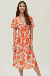 Vestido Floral Talle Alto